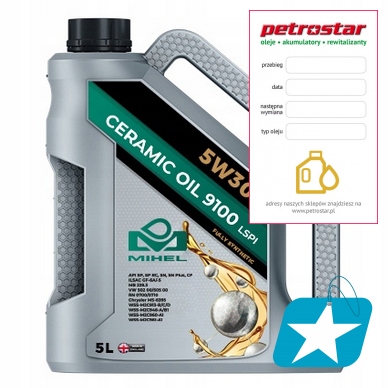 Mihel Keramický Olej 9100 Lspi 5W30 Olej