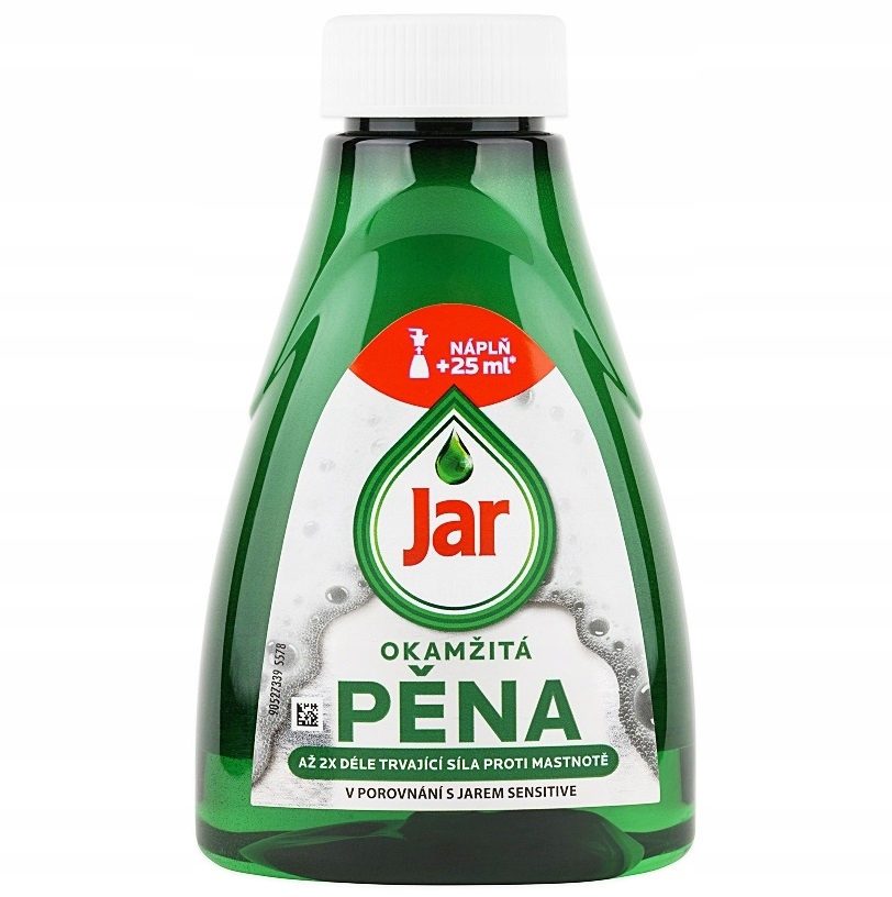 JAR AKTYWNA PIANA PIANKA PŁYN W PIANCE DO MYCIA NACZYŃ 375 ml ZAPAS