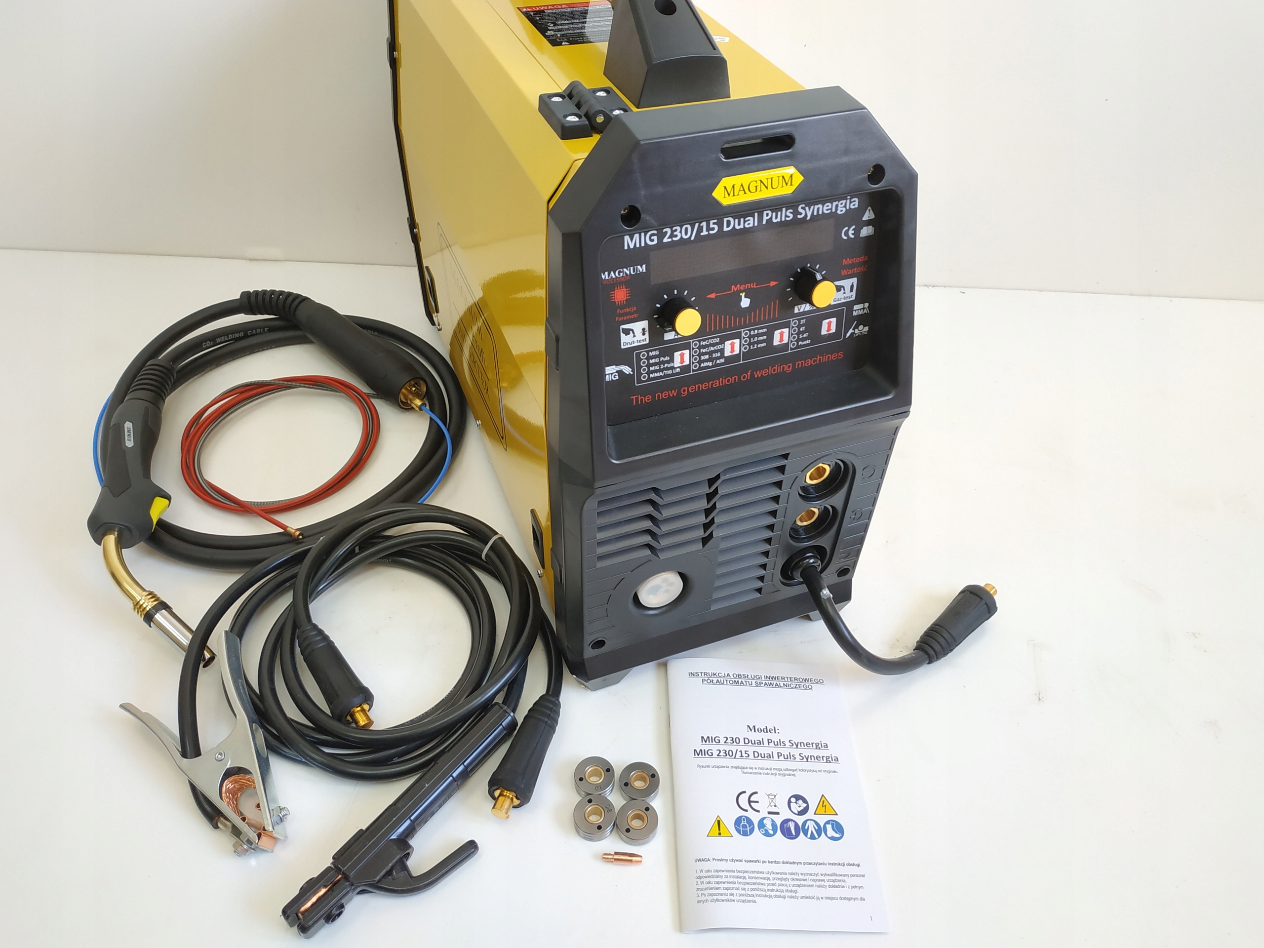 SPAWARKA MAGNUM MIG MAG 230 15 DUAL PULS SYNERGIA Marka Magnum