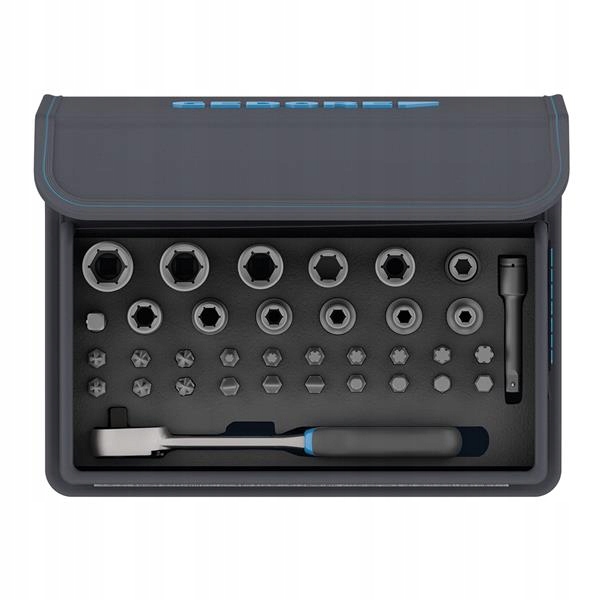 Sada nástrčných klíčů na bity s ráčnou 1/4" 35el. Tc 666-MU-20 Gedo