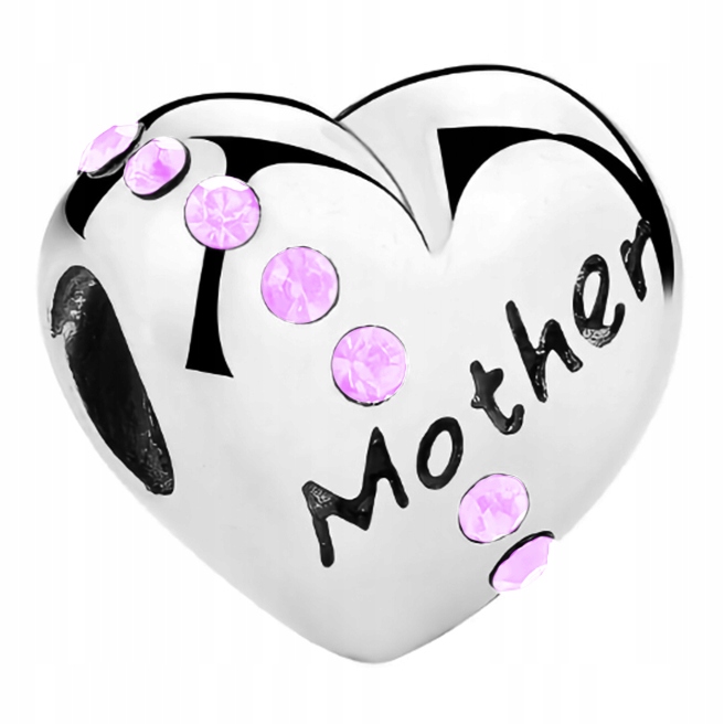 

Charms cyrkonie Mother Mama srebro 925