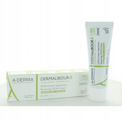 2 x A-derma Dermalibour krem regenerujący 50 ml