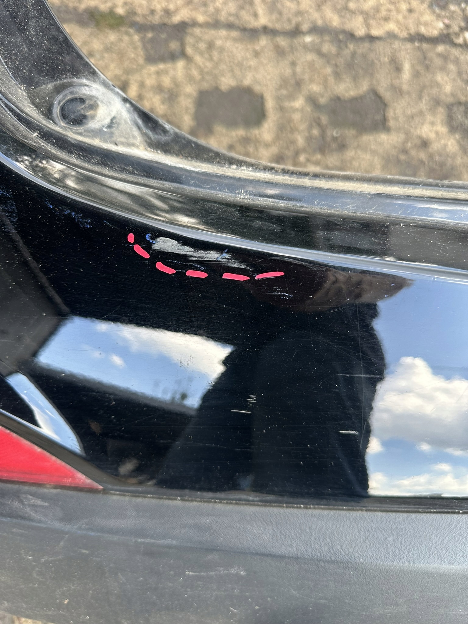 HYUNDAI IX35 bumper rear part rear PDC complete PAE