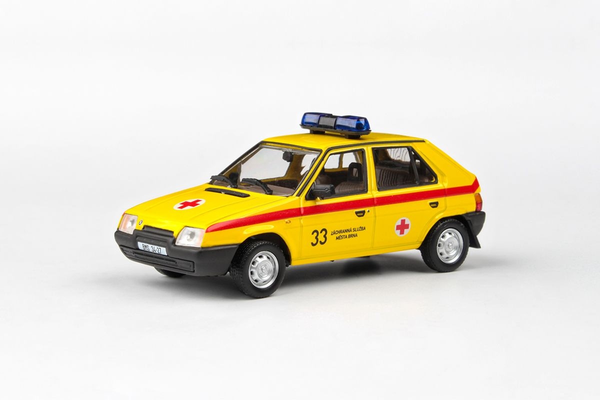 Abrex Škoda Favorit 136L (1988) 1:43 Zs Města Brna