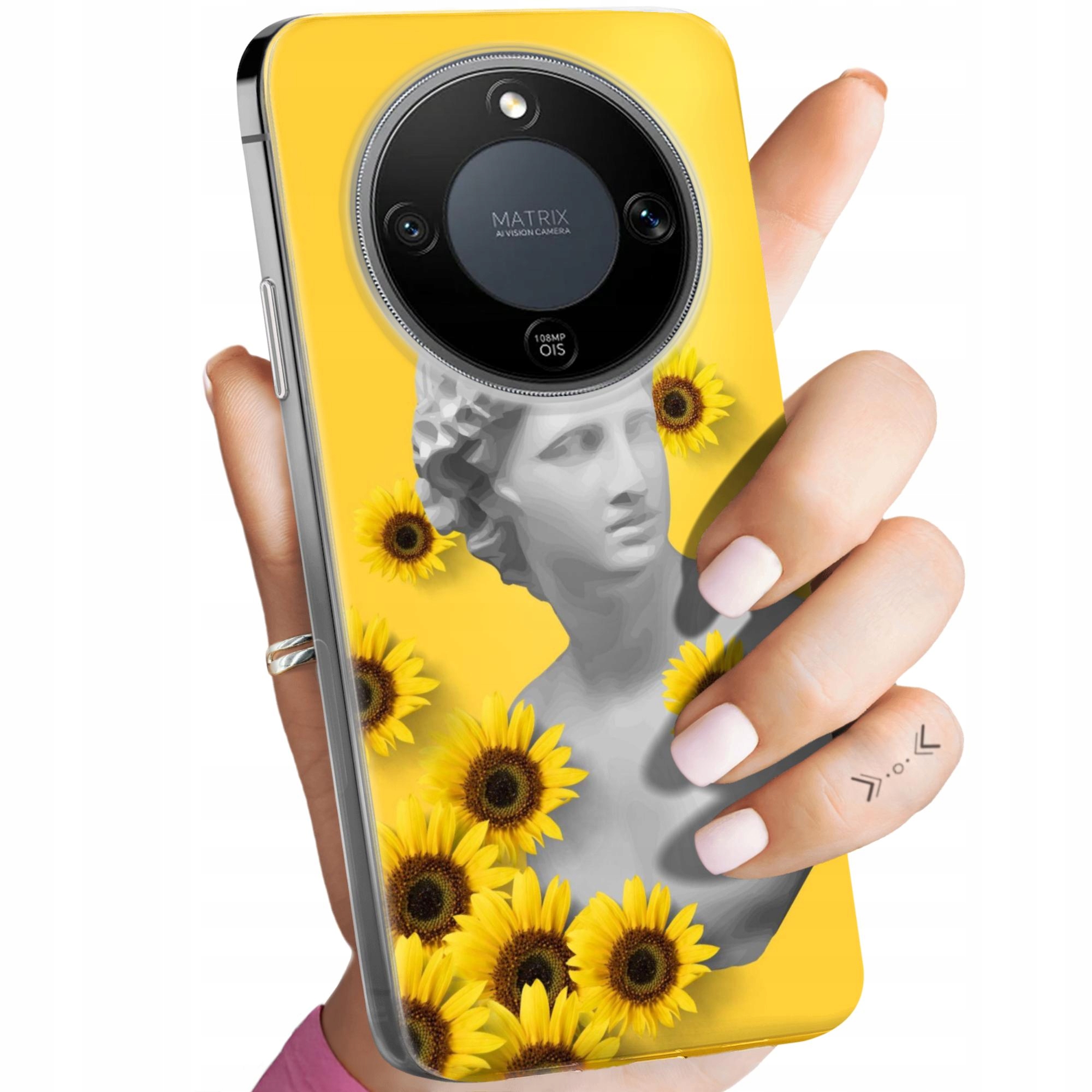 Etui Do Honor X70 X9D MAGIC8 Lite Żółte Słoneczne Yellow Obudowa