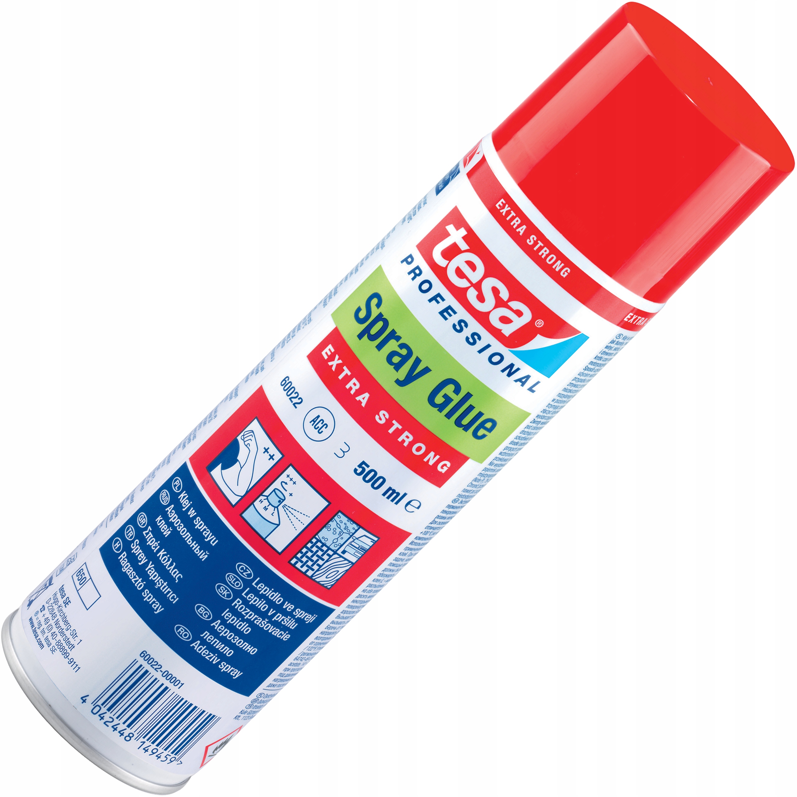 Klej W Sprayu Tapicerski Tesa Mocny Do Podsufitki Tapicerki Tkanin 500ml