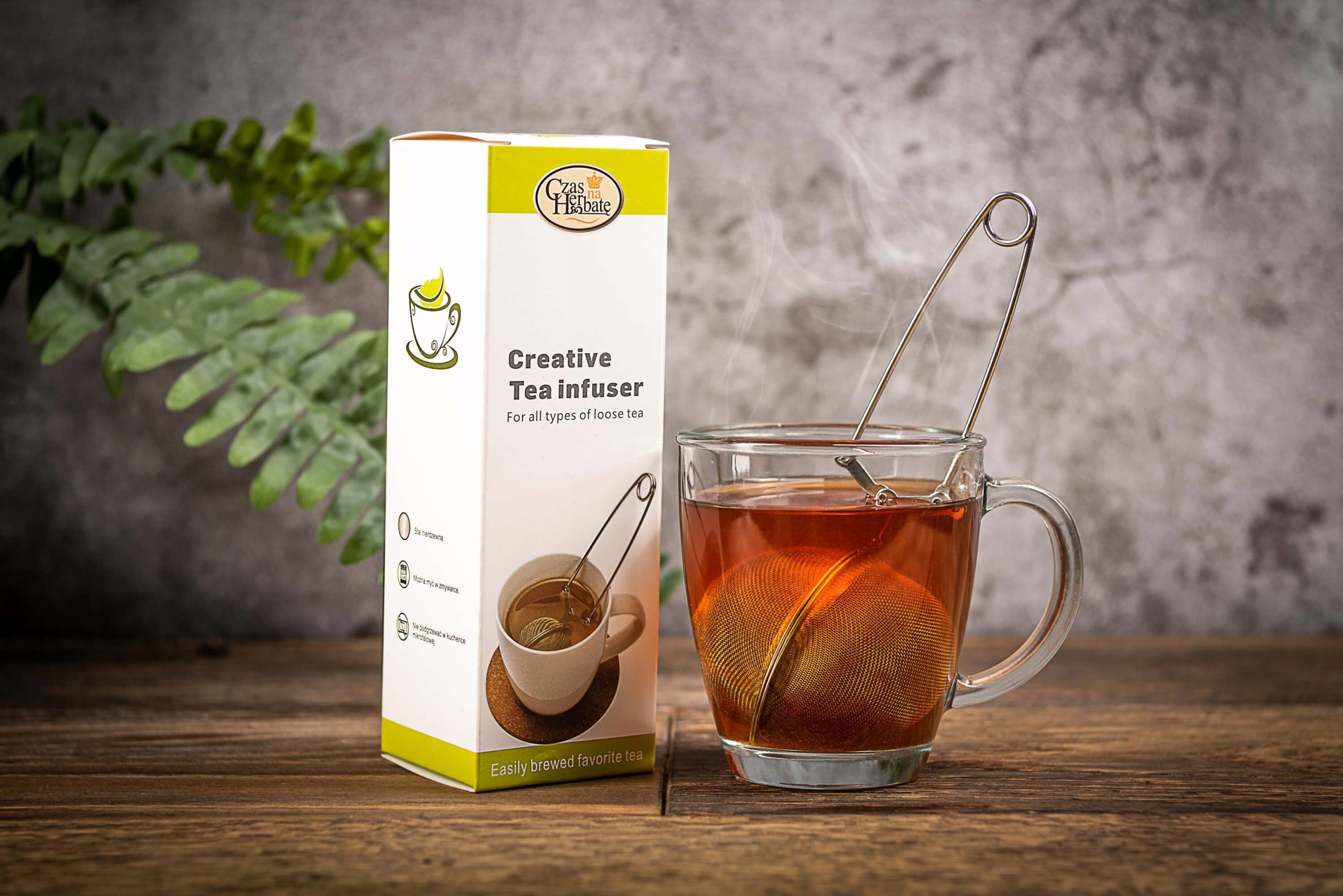 ZAPARZACZ do herbaty ziół SZCZYPCOWY 16CM fi 6,5cm EAN (GTIN) 0683489222394