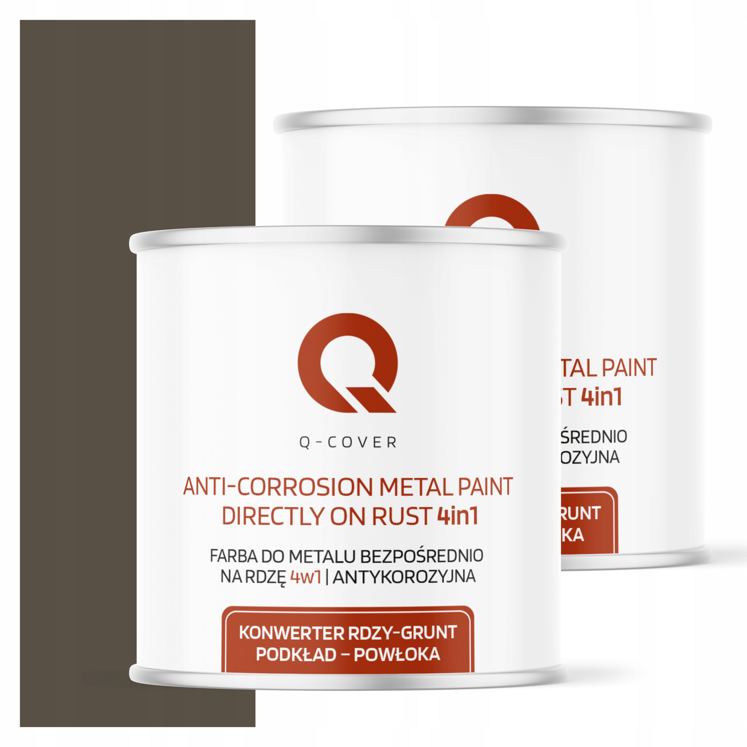 Farba Priamo Na Hrdzu Kov Aluminium Oceľ 2,5L 4v1 Satén Šedá Bronz