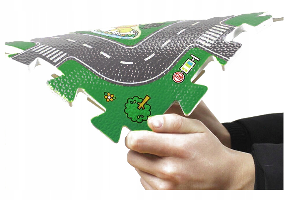 PUZZLE PIANKOWE MATA MIASTO ULICE DROGI 18EL DUŻE Rodzaj puzzle