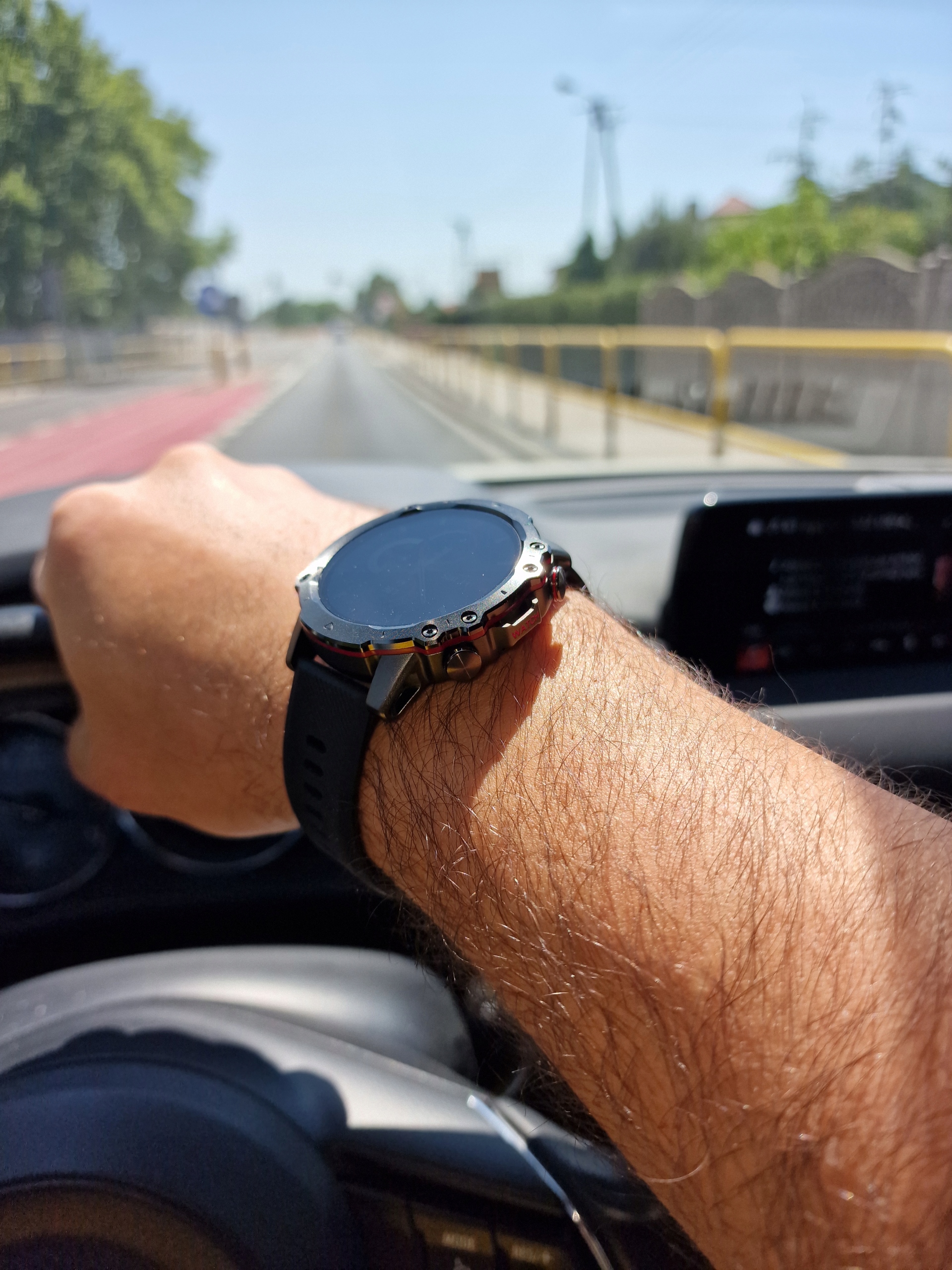 SMARTWATCH ZEGAREK AMOLED MĘSKI SPORT PULS ROZMOWY SMART WATCH WODOODPORNY Kolor srebrny