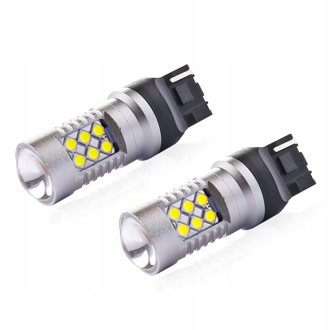 

Żarówki W21W 24 Smd 3030 Can T20 P21 7440 soczewka