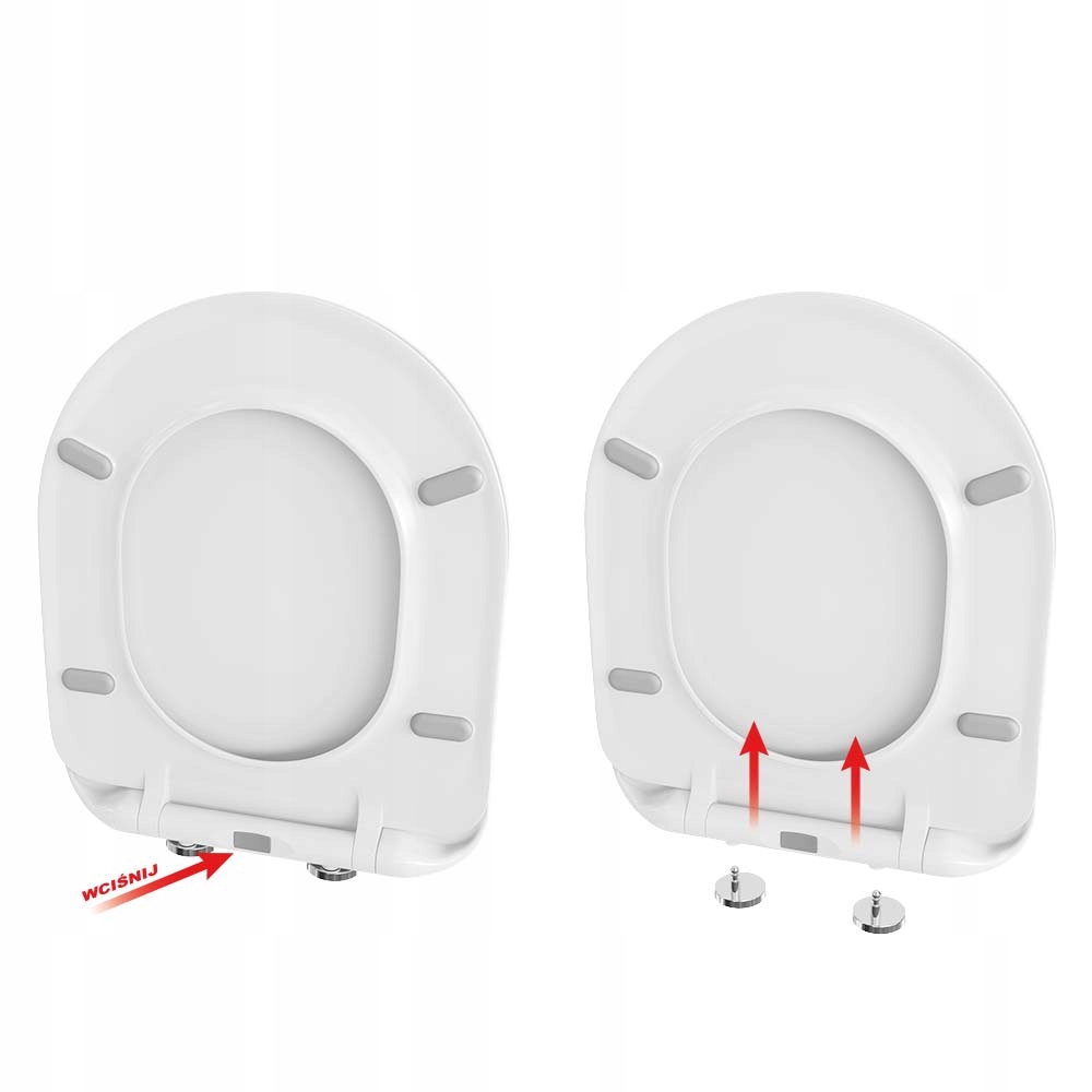 DESKA SEDESOWA WOLNOOPADAJĄCA WYPINANA SLIM ROYAL Marka Royal Sanitary