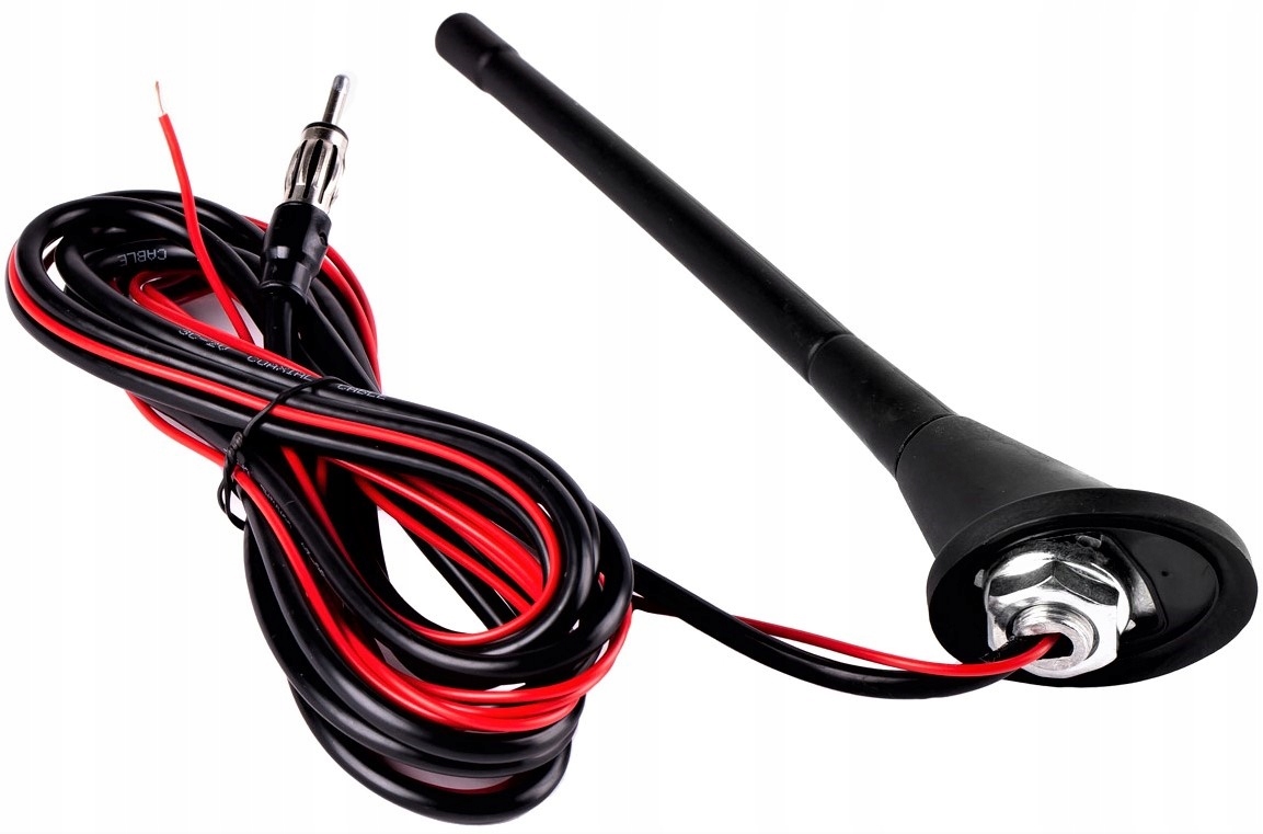 ANTENA SAMOCHODOWA RADIO BAT MASZ ZE WZMACNIACZEM Marka A-M