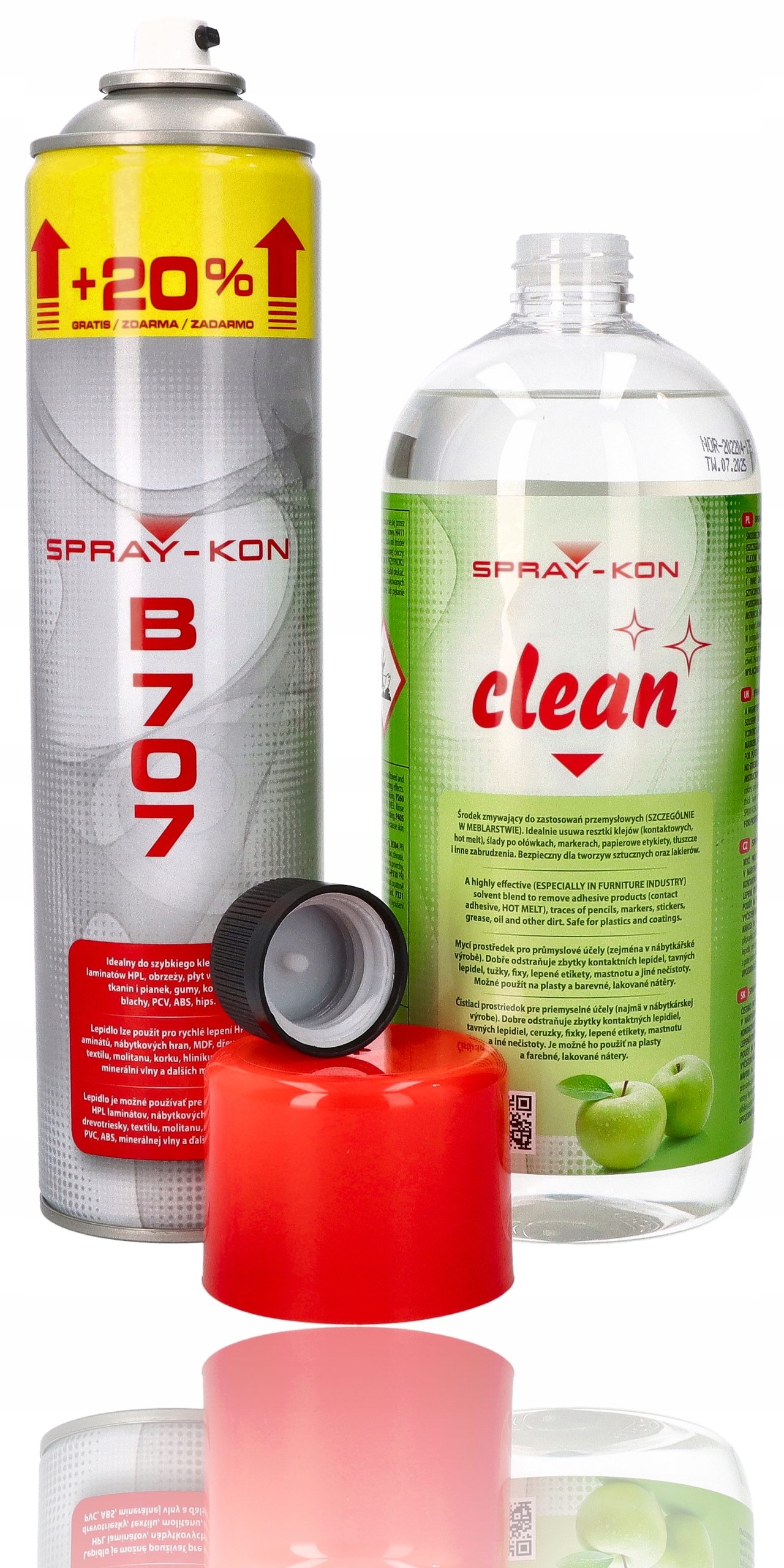 

Spray-kon B707 Klej kontaktowy w sprayu Zmywacz