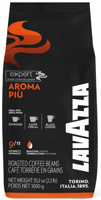 Levně Lavazza Expert Aroma Piu káva Arabica Robusta 1 kg