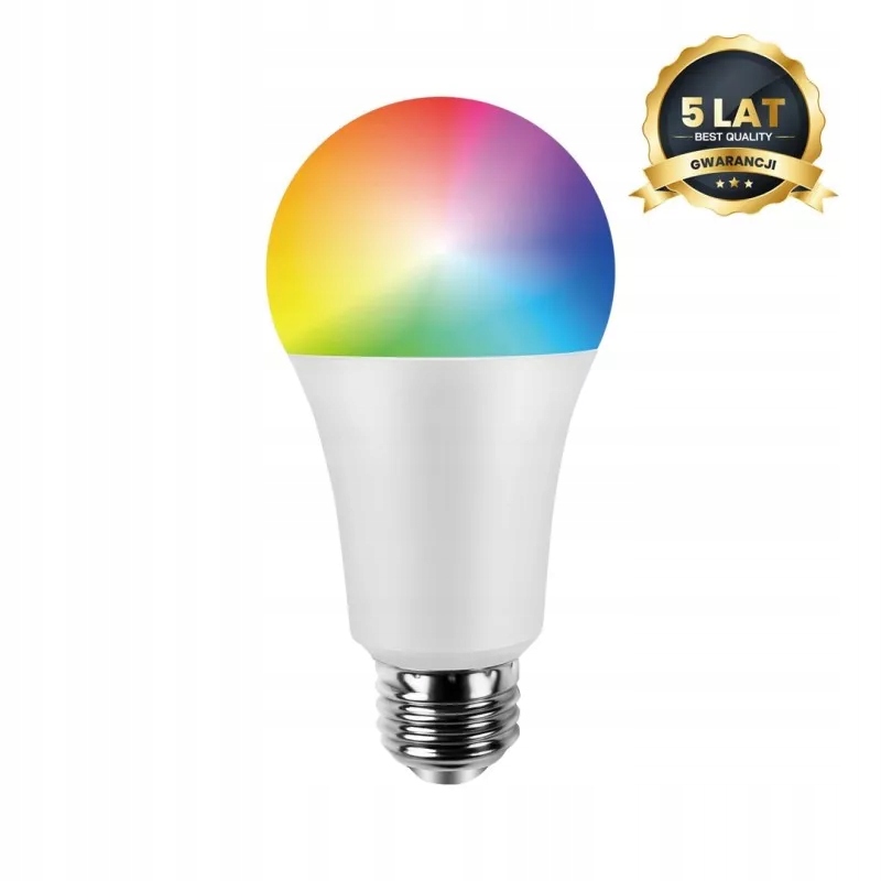 

Żarówka Led Wi-FI A60 8W E27 Smart Tuya Rgb+cct+di
