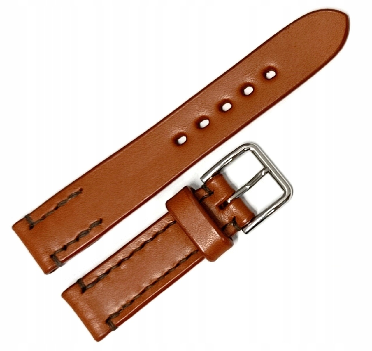 Originální Kožený Hnědý Řemínek Na Hodinky Orient Star 21 mm Sport Vintage