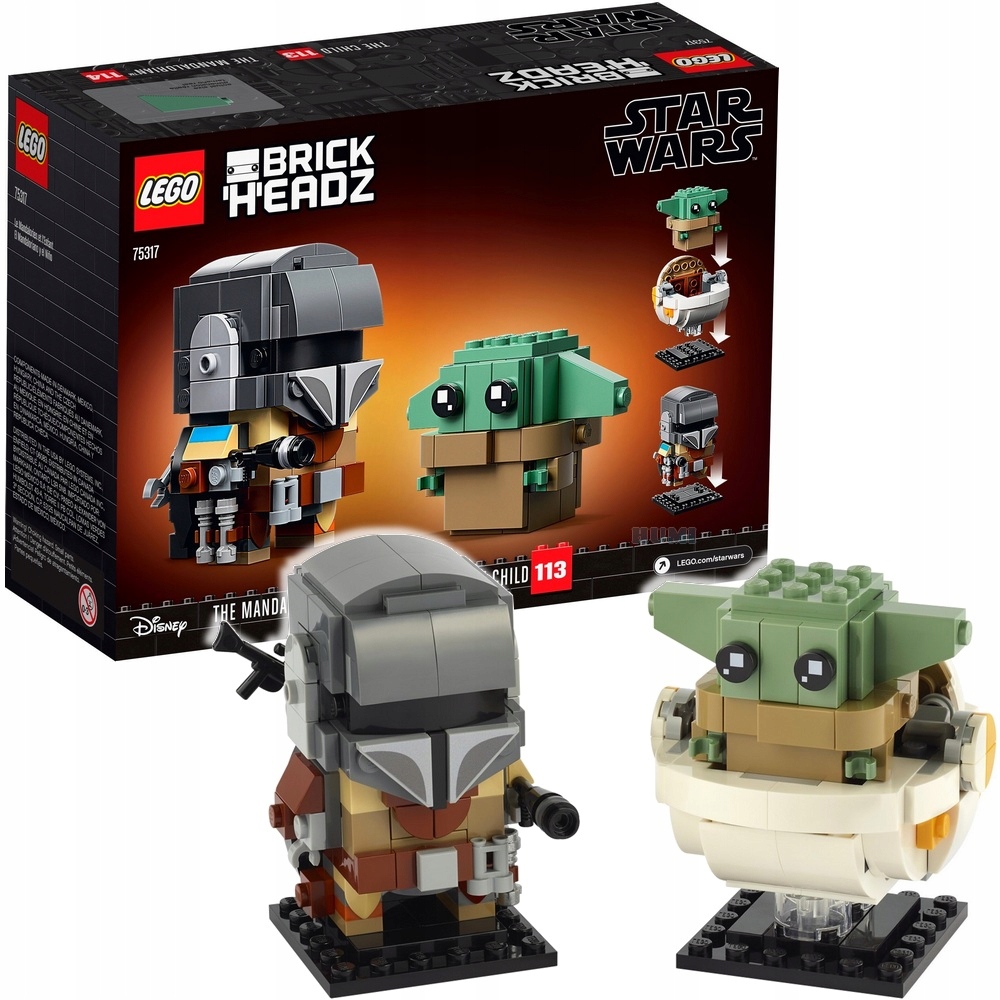 

Lego Star Wars Klocki 75317 Mandalorian i Dziecko