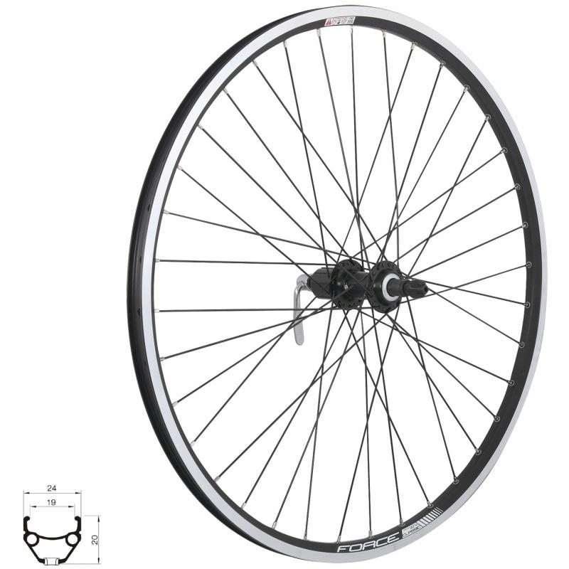 Force Zapletené kolo Clasic 559x19 zadní FHTX800 36d 70266