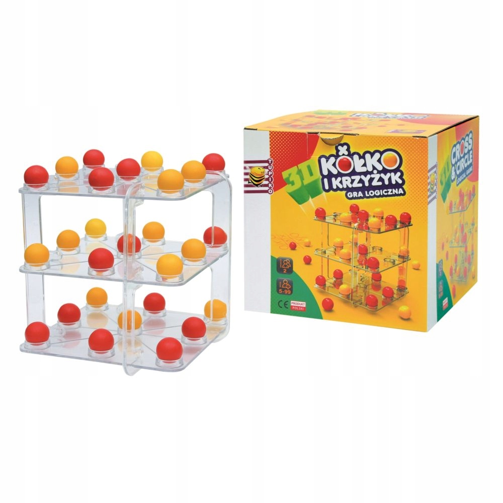 Gra Kółko i Krzyżyk LOGICZNA 3D