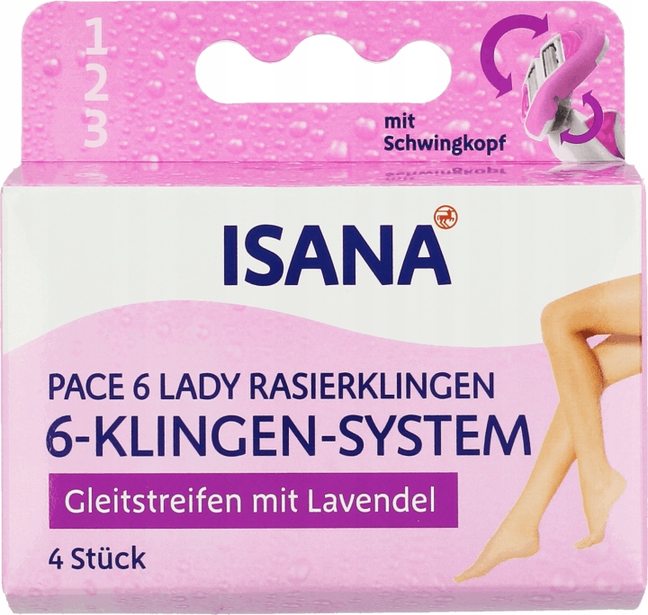 Wkłady Isana 4 szt. ISANA Pace 6 Lady