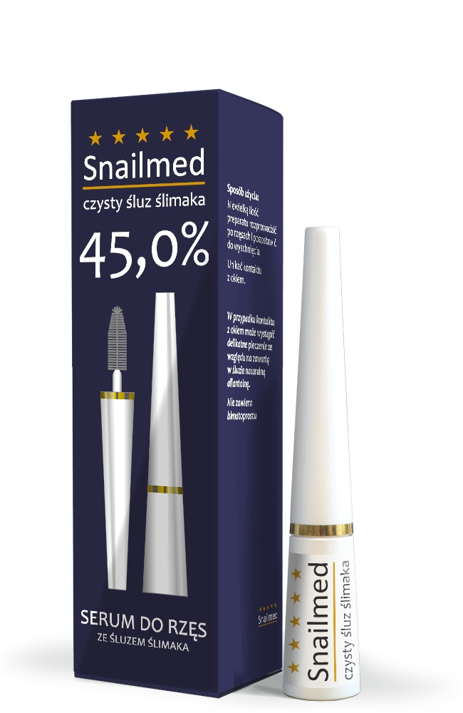 

Skuteczna odżywka do rzęs, ze śluzem Snailmed 4ml