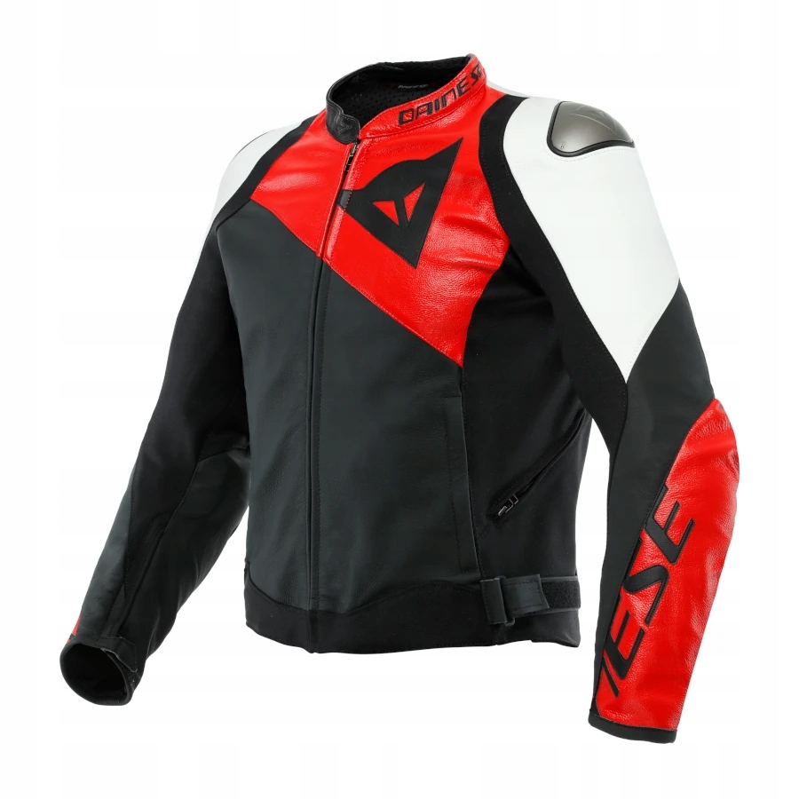 Kožená Motocyklová Bunda Dainese Sportiva Vnútorné Protektory Veľ. 48/M