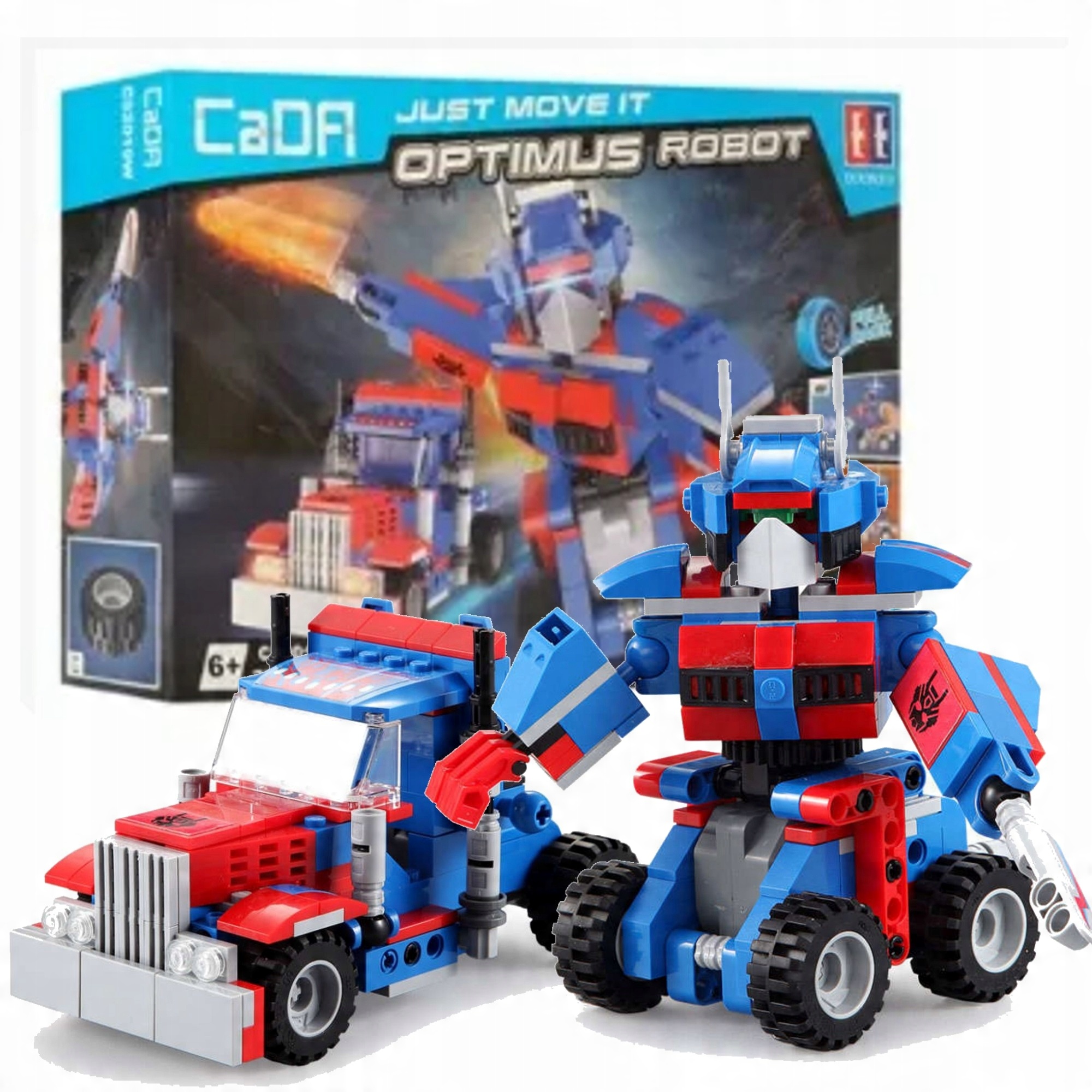 

Cada Klocki Optimus Robot 2W1 251 Elem. Pull Back