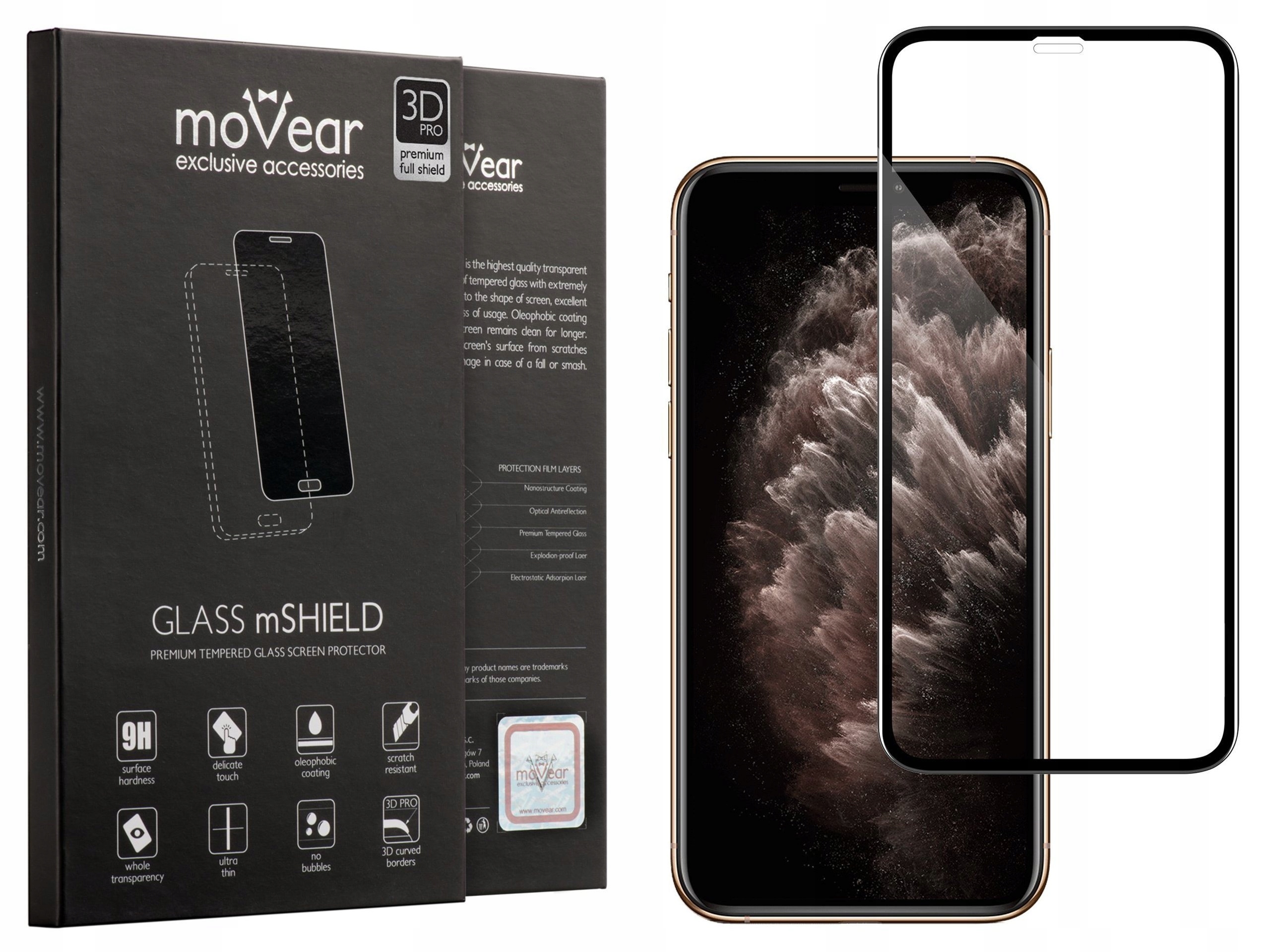 

Szkło hartowane Pełne 3D Proe na iPhone 11 Pro Max