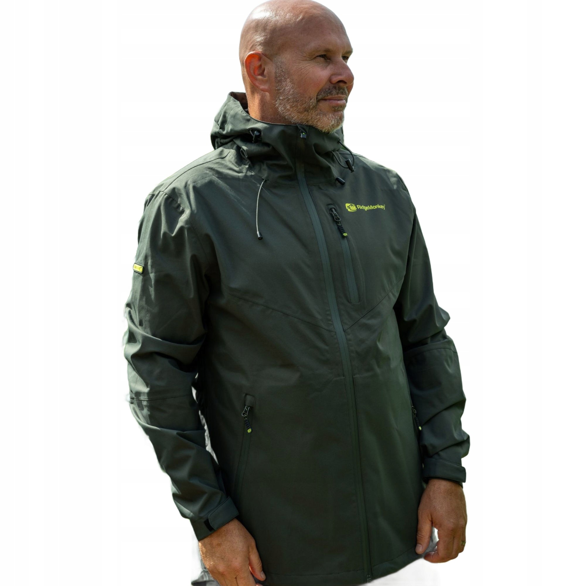 Bunda Ridge Monkey Apearel Thermapro Waterproof Shell Coat Green S