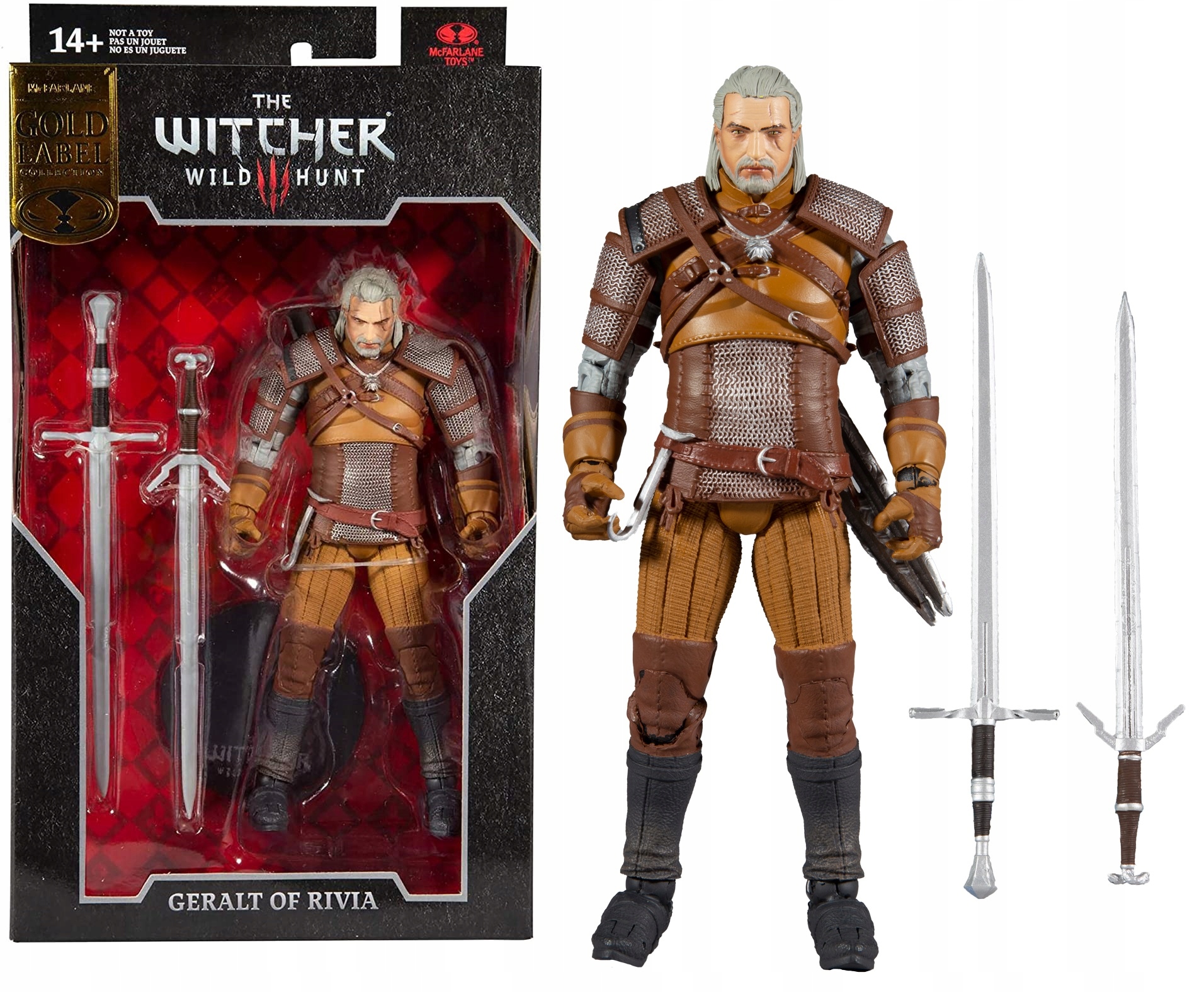 

Duża Figurka Wiedźmin Witcher Dziki Gon 18cm.