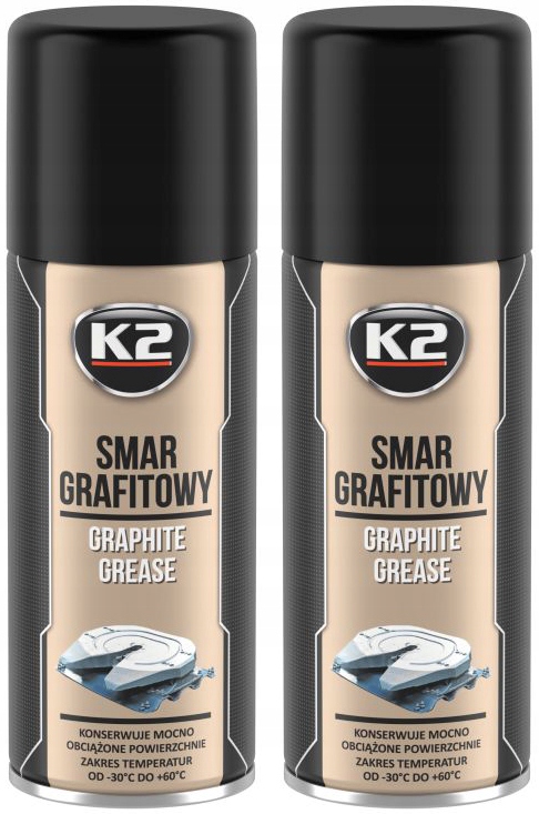 

K2 Smar Grafitowy Do Śrub Gwintów Spray 400 ML x2