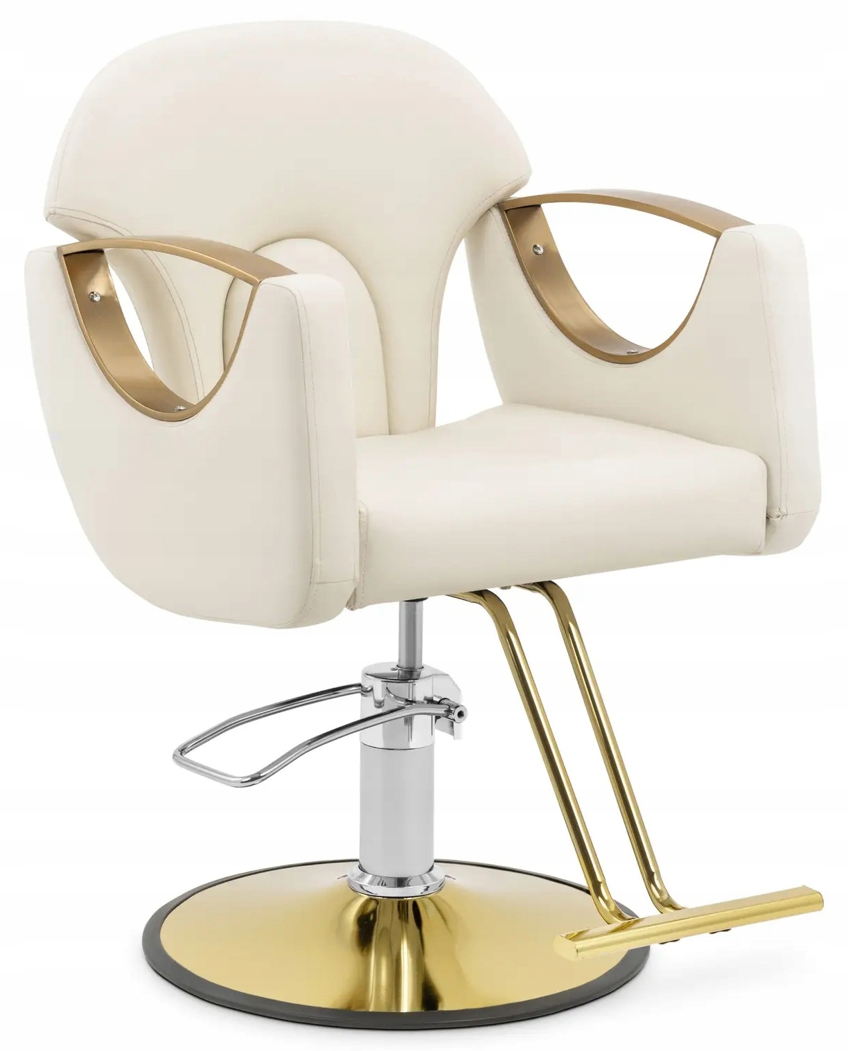 Kadeřnické křeslo s podnožkou 55-65 cm Physa Barton Cream 10040751