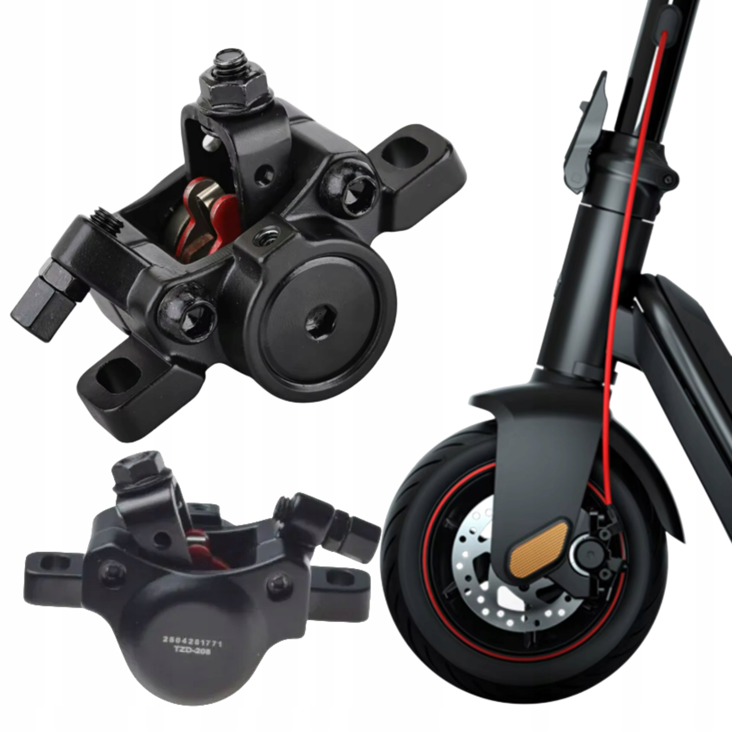 Brzdová Svorka Zadní Niu KQI3 Elektrická koloběžka hliníková Černá