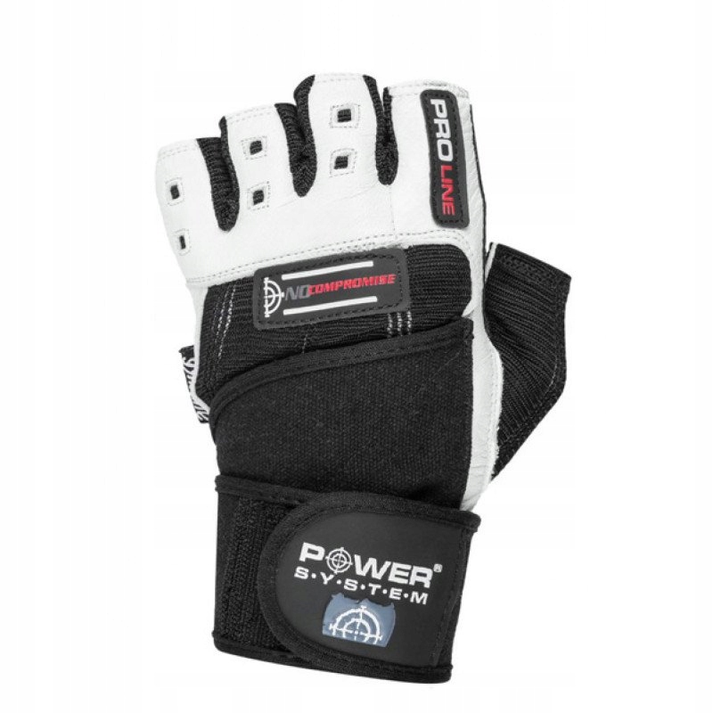 Power System Rękawiczki No Compromise White Black 2700 rozmiar L