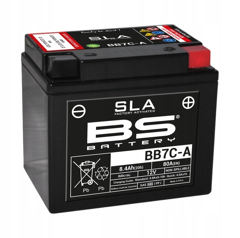 Bs Battery Sla batéria bezúdržbová továrni aktivovaná BB7C-A 300843