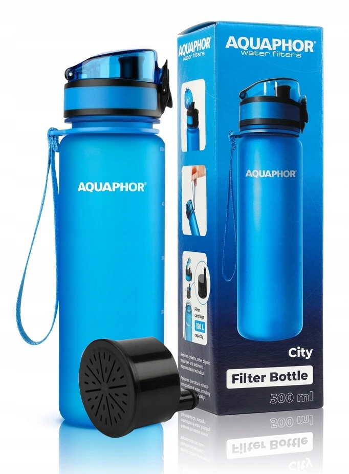 

Bidon Filtr Butelka Aquaphor City Niebieska +wkład