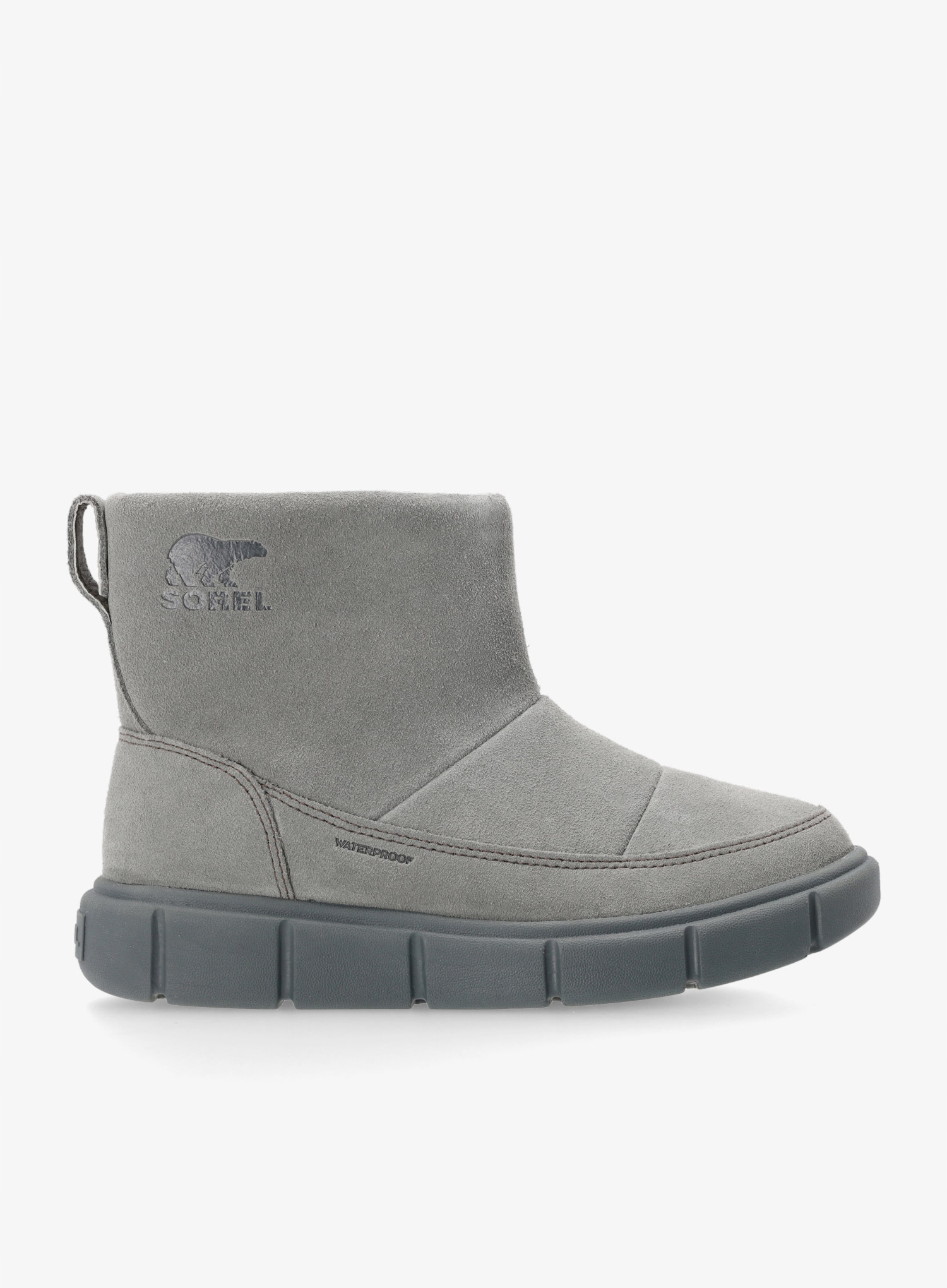 Dámské zimní boty Sorel Explorer III Slip-On Wp quarry/sea salt (36)