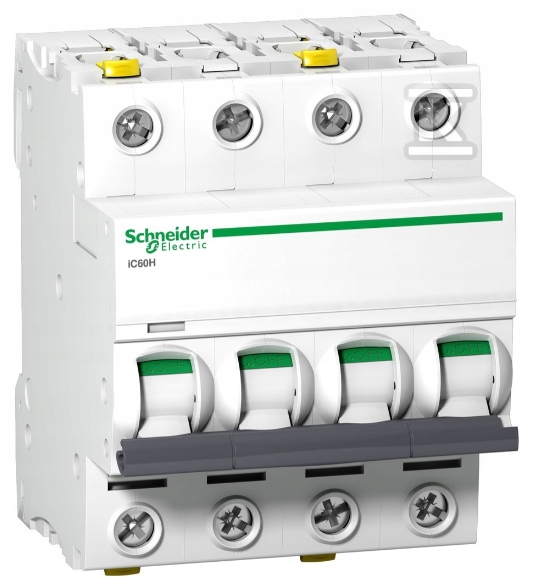 Nadproudový spínač iC60H-C16-4 C 16A 4-pólový A9F07416