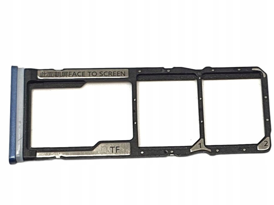 Szufladka tacka SIM Xiaomi Redmi Note 9 PRO SZARA