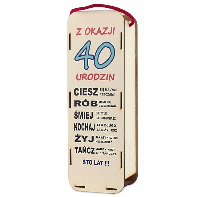 

Skrzynka na Alkohol na 18 30 40 50 60