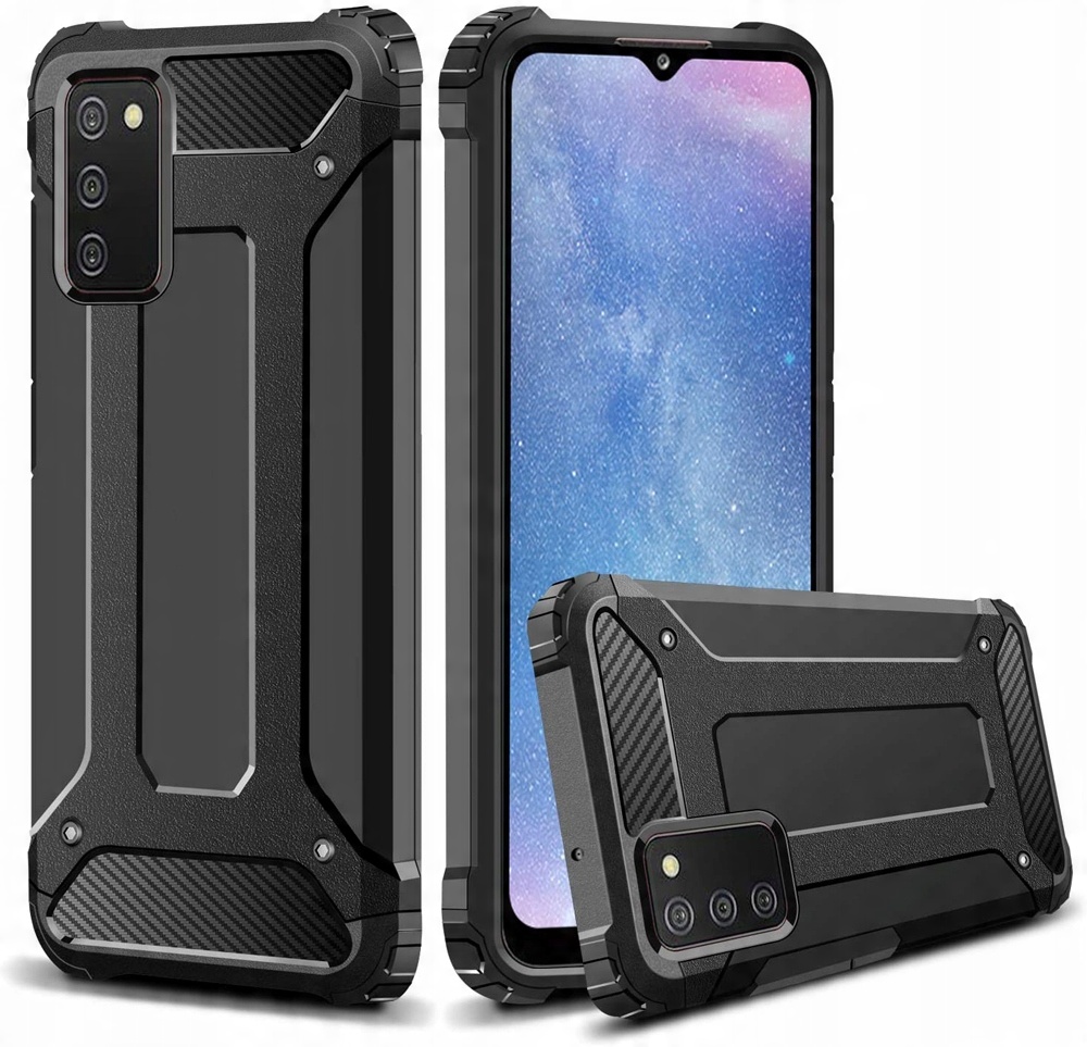 

Etui Pancerne Armor + Szkło do Samsung Galaxy A02s