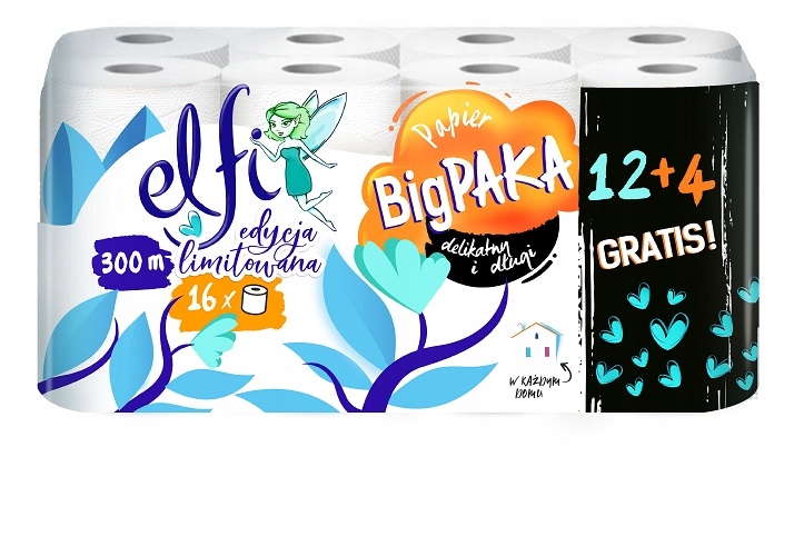 

Papier toaletowy Elfi BigPAKA 2w 16szt