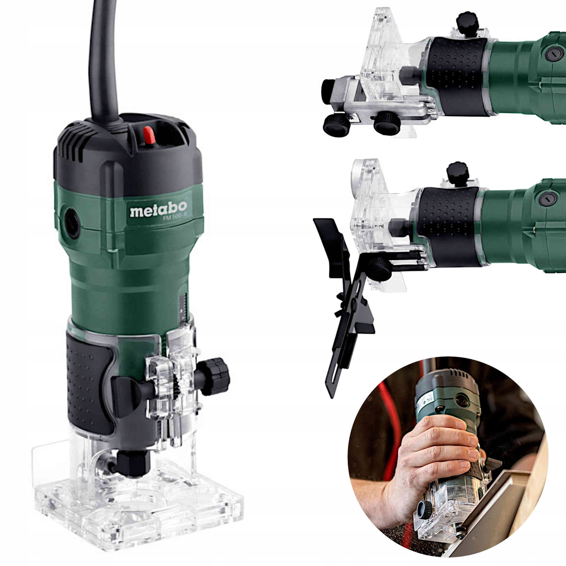 Metabo FM 500-6 Frezarka Do Krawędzi Trymer Krawędziowa 6mm 500W 601741000