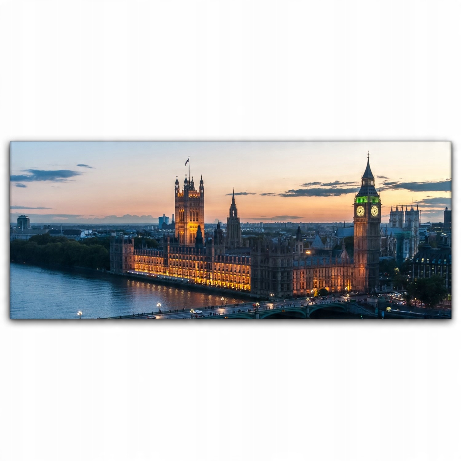 

Obraz płótno z foto 125x50 Londyn Big Ben Miasto