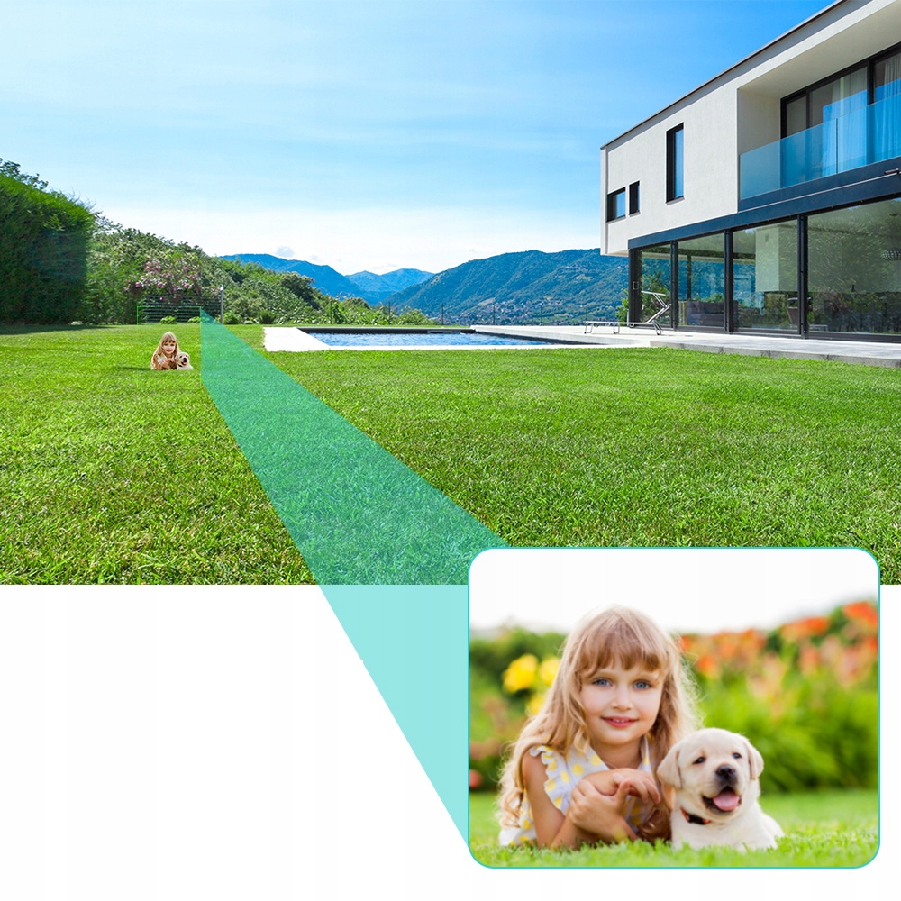 KAMERA OBROTOWA ZEWNĘTRZNA WIFI 4K 8MP UHD HD Typ kamery czarno-biała kolorowa na podczerwień