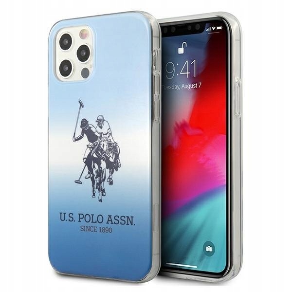 Us Polo USHCP12MPCDGBL iPhone12/12 Pro 6,1" niebieski/blue Gradient Co