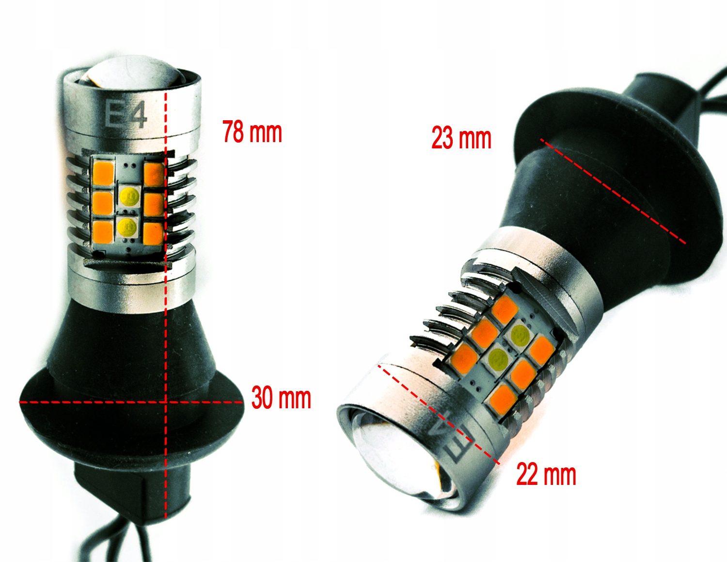 Kierunkowskazy Dzienne LED 2w1 DRL H21W BAY9S Catalog number of the original SWIATLA DZIENNE W KIERUNKOWSKAZIE 2W1 GNIAZDO H21W BAY9S 64136 ULTRA MOCNE SILVER TYTANIUM