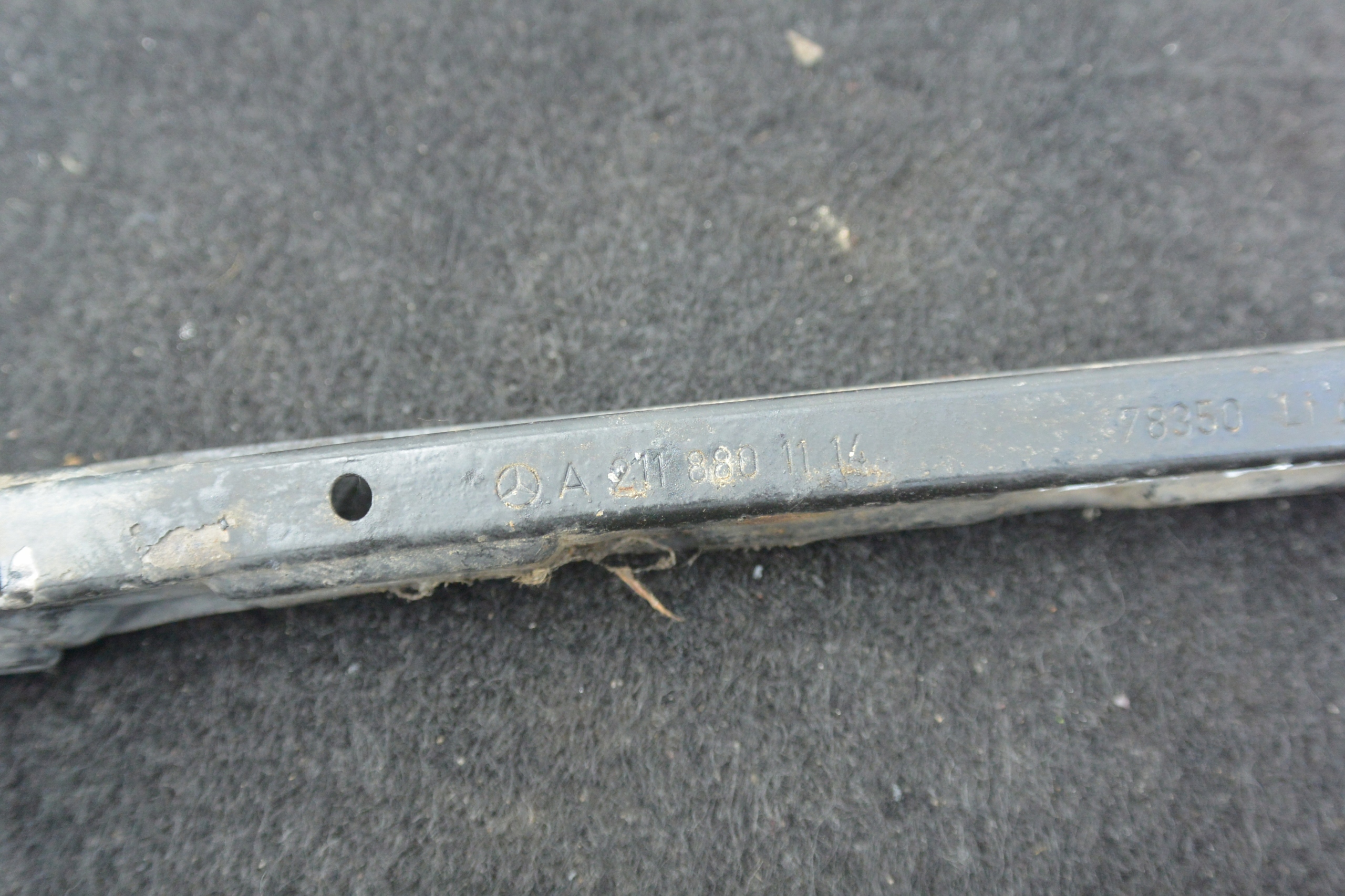 bumper bracket front right left MERCEDES E W211 E-KLASA original