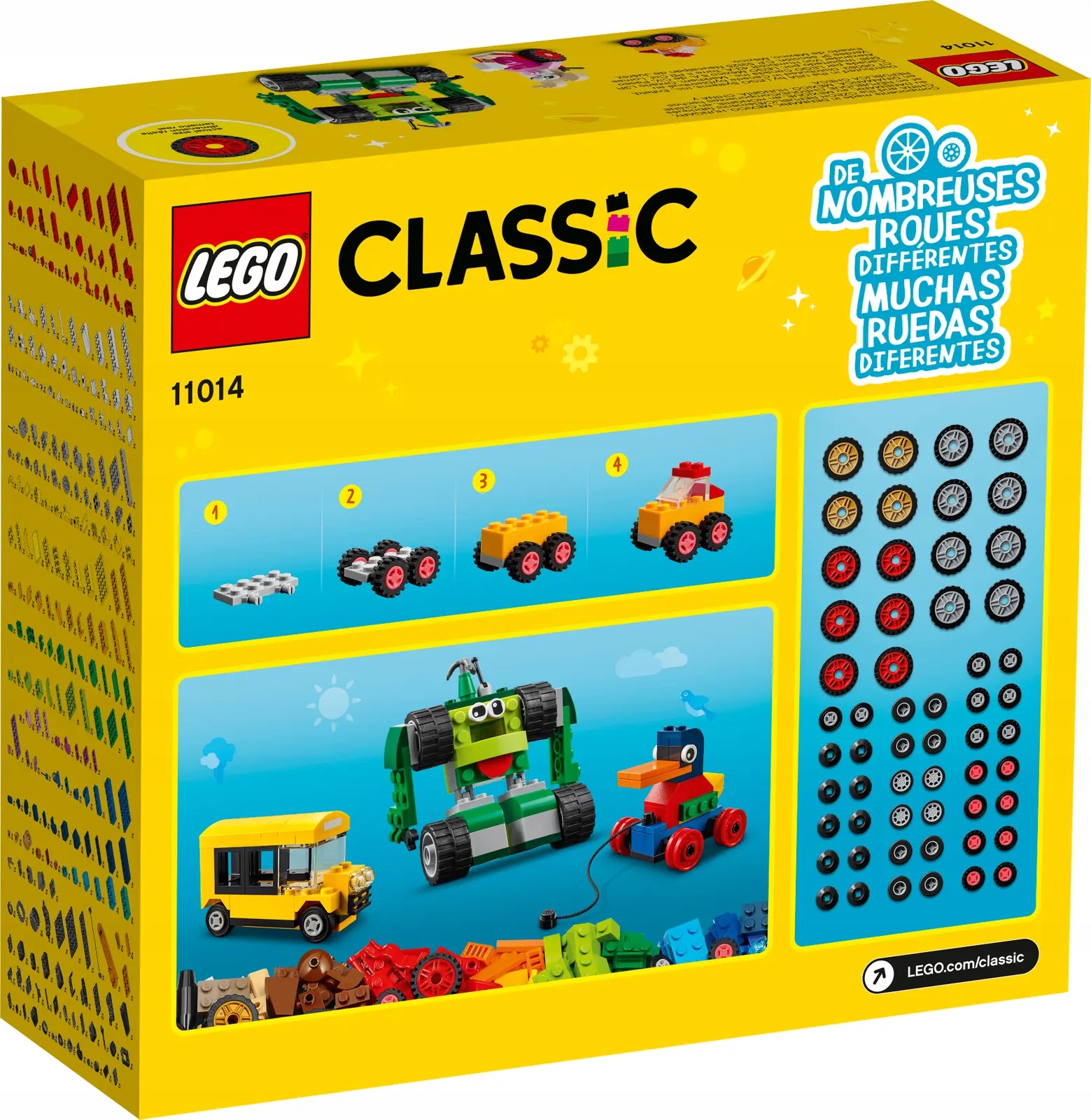 LEGO Classic 11014 Klocki na kołach Numer produktu 11014